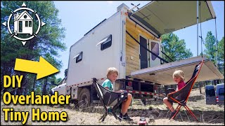 A family lives full time in here? Box truck Overlander 4X4