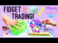 FIDGET TRADING WITH MY SISTER! *SHE CHEATED* 😓