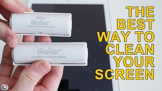 iRoller \u0026 Mini iRoller Liquid Free Touchscreen Cleaner Review #AD