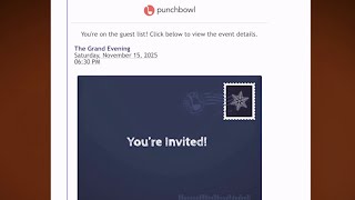 Party invite warning