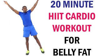 20 Minute Home HIIT Cardio Workout for Belly Fat/ Intense Workout for Beginners