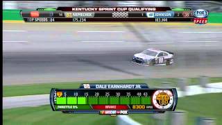 Dale Earnhardt Jr. Dominates Qualifying at Kentucky!