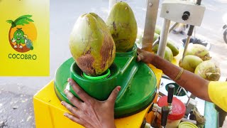 Chilled Coconut Water Rs 35 Per Glass | CoCoBro | Instant Chilled Coconut Water Making