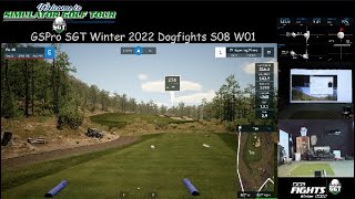 GSPro SGT Dogfights Winter 2022 S08 W01 at Whispering Pines