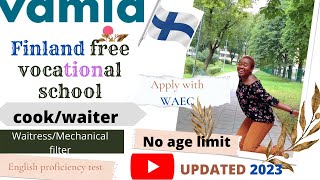 FINLAND 🇫🇮 FREE VOCATIONAL TRAINING STEP BY STEP APPLICATION, NO LIMITS