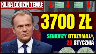 🔴 Kilka godzin temu: Seniorzy 20 stycznia 2025 r. otrzymają 3700 zł Sprawdź, kto jest wykluczony!