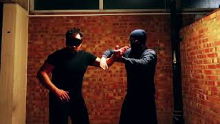 Bruce Lee's JKD | Chi Sao Blindfolded | Defense from  Bat | Urban Combat Street Survival Training