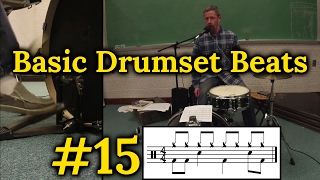 Drumset Basic Beats #15 - NEW SERIES!