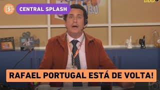 Rafael Portugal de volta no BBB! Humorista faz piada com Boninho no SBT, Belo e Gracyanne e mais!