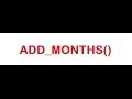 ADD_MONTHS Function in SQL Query with Example