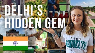 Hidden Gem in Delhi | Sunder Nursery | Organic Farmers Market | INDIA Vlog 🇮🇳