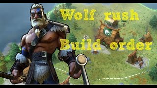 Northgard: Wolf Rush build order (update)