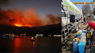 Yangın bölgelerinde neler yaşanıyor? Manavgat'ın köylerinde öfke ve çaresizlik var...