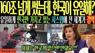 [해외감동사연] 160조 넘게 썼는데, 한국이 유일해? 유일하게 한국만 가지고 있는 시스템에 전 세계가 경악을 금치 못하는데,,,