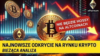 To koniec cykliczności jaka znamy na Kryptowalutach. Hossy na Altcoinach nie będzie.