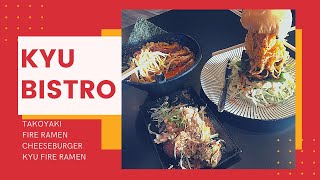 FOOD | KYU Bistro - Takoyaki, Ramen, Burger (Mukbang + Review) | Jean Monique Sanchez