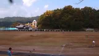 20131104中国シクロクロス#3　旅行村　C1・2　3周目の運動場～階段