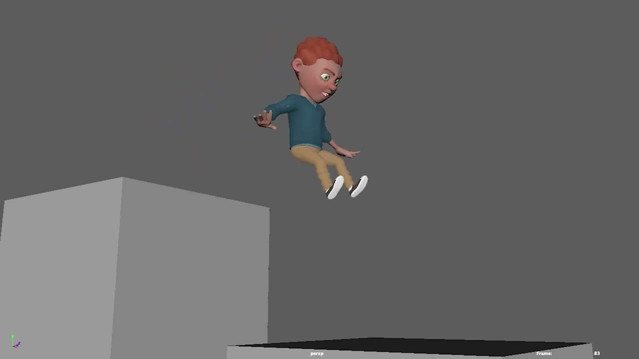 3d Jump Animation Practice Youtube