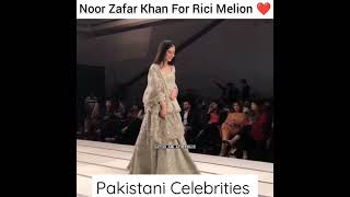 Noor Zafar Khan Wearing For Rici Melion |Ramp Walk |BridalCoutureWeek