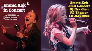 Emma Kok, age 14, and special guests, Concert at PL Theatres 1st May 2022, with translated lyrics