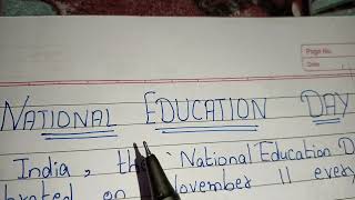 10 Lines on National Education Day// Essay /Speech on National Education Day in english //11November