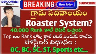 Sachivalyam Roaster systems || Roaster system Posting|| How is Roaster systems || #Prasanthsir