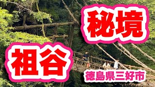 祖谷/徳島県三好市5kmウォーキング【4K】ホテルかずら橋〜秘境祖谷大橋〜かずら橋夢舞台〜琵琶の滝〜かずら橋キャンプ村〜天神さんの御敷水