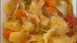 Cabbage Soup | Vegan | 1-Minute Tutorial | Simple Cakes and Meals #Shorts