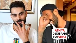 After the honeymoon, Virat Kohli teased KL Rahul like this in a video call in front of Athiya Shetty