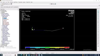 Modal Analysis of Cantilever Beam in Ansys APDL