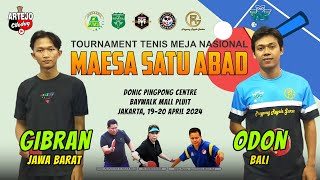 Full Match💥‼️ GIBRAN / Jabar 🆚 ODON / Bali || Haesa Satu Abad - Turnamen TM Nasional - Jakarta