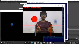 Virtual Air Drum using opencv and python