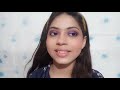 purple mauve glitter eye makeup tutorial💜💜 simran khan