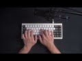 matrix noah with lubed vintage blacks typing sounds