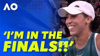 Madison Keys is ECSTATIC after EPIC win in the Australian Open Semifinals | Wide World of Sports