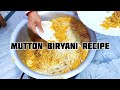 Mutton Biryani recipe || মটন বিরিয়ানি রেসিপি || village style recipe in Bangla