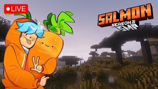 [Live] Minecraft | Server Salmon SMP Season 2 ต่อกันยาวๆ วันนี้