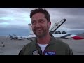 gerard butler flies with the u.s. air force thunderbirds