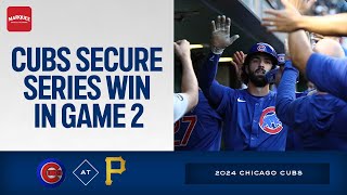 RECAP: Cubs offense stays hot, takes game 2 against the Pirates!