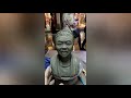 the guy from taiwan deliberately made clay sculptures to bring his life to life.