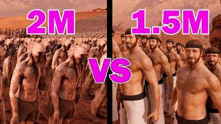 Chuck Norris 1.5M VS Zombie 2M - Ultimate Epic Battle Simulator 2