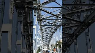 Kolkata Babughat Foot Over Bridge Beside Of Hooghly River