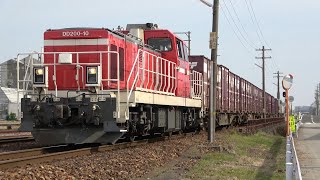 2022/04/11 【速星貨物 入換】 JR貨物 1090レ DD200-10 速星駅 | JR Freight: Shunting Cargo Train at Hayahoshi