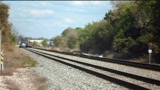 Amtrak Train The Silver Star 91 Stops For 92 To Pass On Siding