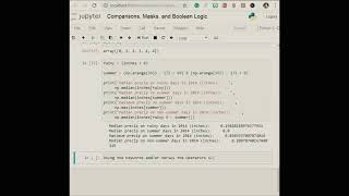 Comparisions, Masks and Boolean Logic || Python || Numpy || Data Science || Machine Learning