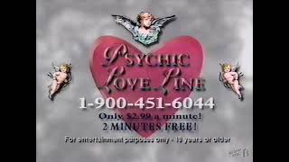 Psychic Love Line 1-900 Commercial 1996