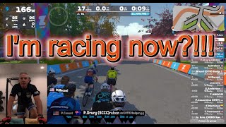 Zwift race - I'm racing now?!!