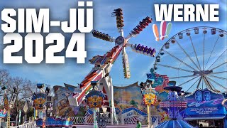 Sim-Jü in Werne 2024 ► Kirmes Fahrgeschäfte Mix │MGX