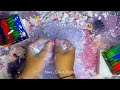 asmr @asmrcloud dyed cloud strips and cornstarch pj’s