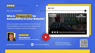 Whose Responsibility Is Accessibility? - Web Accessibility Crash Course